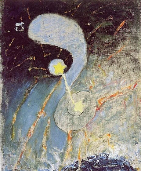 希尔玛·克林特（Hilma af Klint，1862-1944）是一位瑞典女画家，被认为是抽象艺术的先驱之一。她在20世纪初期的艺术界并不被广泛认识，直到近年来才得到了越来越多的关注和赞誉。