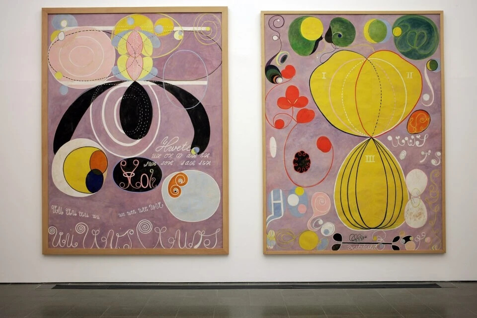 希尔玛·克林特（Hilma af Klint，1862-1944）是一位瑞典女画家，被认为是抽象艺术的先驱之一。她在20世纪初期的艺术界并不被广泛认识，直到近年来才得到了越来越多的关注和赞誉。