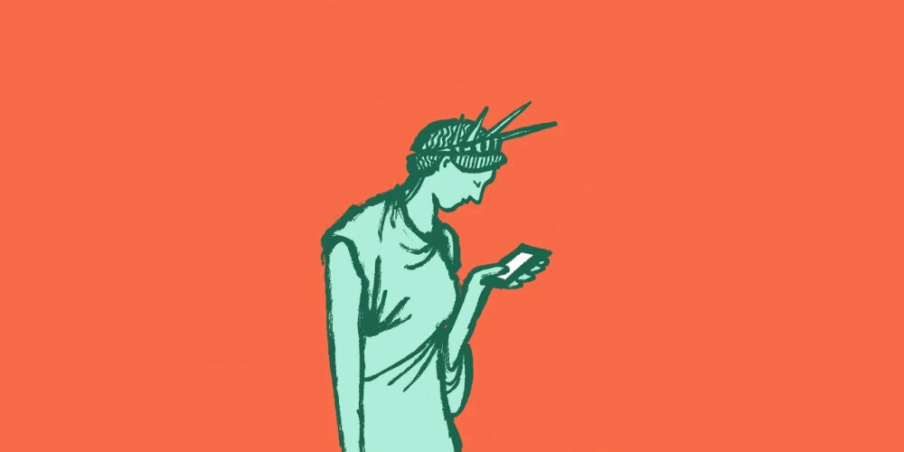 Jean Jullien，1983年出生在法国，是平面设计师和插画家。生活在伦敦，他的工作范围从插图到摄影、录像、服装、装置、书籍、海报和服装。他灵感来自生活中人与人之间的日常互动， 他的作品出现在很多知名刊物《纽约客》《卫报》《国家地理》等。
