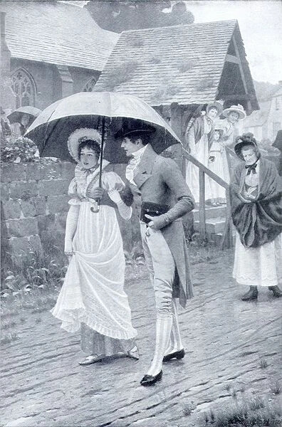 埃德蒙·布莱尔·莱顿（Edmund Blair Leighton，1852-1922 ），英国画家，擅长中世纪和摄政时代题材。他的很多作品成为蜚声世界的名画，尤其是他的精美绝伦的骑士题材的作品成为世所公认的著名精品。
