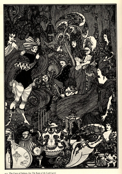 奥伯利·比亚兹莱（Aubrey Beardsley）是十九世纪末英国插画艺术家之一，受到过日本艺术的影响，也是唯美主义运动的先驱。他的画风受拉斐尔前派、印象派、古典主义、巴洛克、日本浮世绘等风格的影响，但又独具一格，…