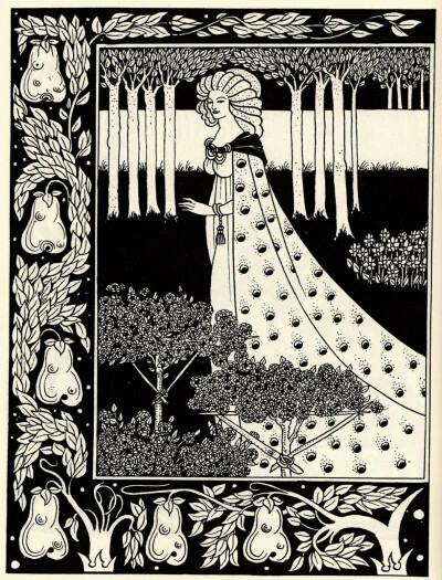 奥伯利·比亚兹莱（Aubrey Beardsley）是十九世纪末英国插画艺术家之一，受到过日本艺术的影响，也是唯美主义运动的先驱。他的画风受拉斐尔前派、印象派、古典主义、巴洛克、日本浮世绘等风格的影响，但又独具一格，…