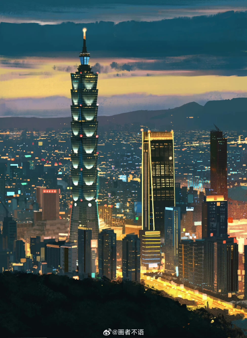 插画精选丨画师：画者不语