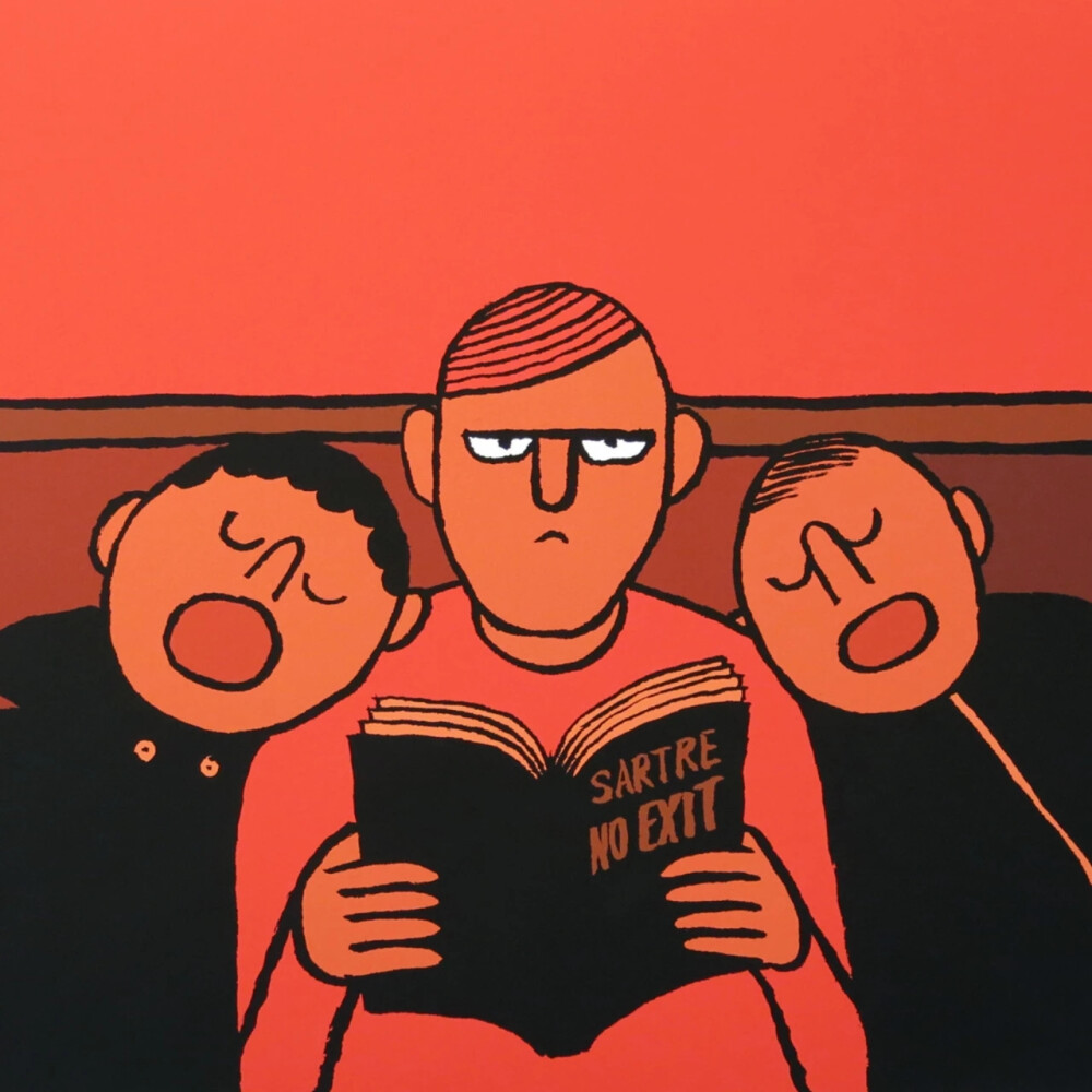 Jean Jullien，1983年出生在法国，是平面设计师和插画家。生活在伦敦，他的工作范围从插图到摄影、录像、服装、装置、书籍、海报和服装。他灵感来自生活中人与人之间的日常互动， 他的作品出现在很多知名刊物《纽约客》《卫报》《国家地理》等。
