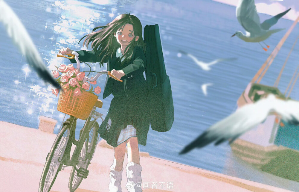 插画精选丨画师：画者不语