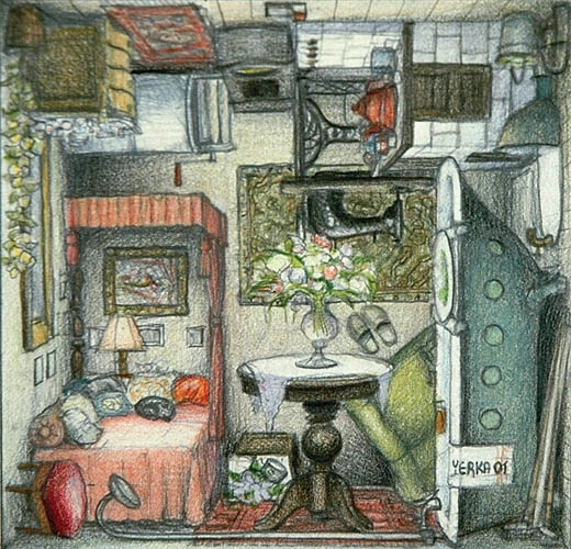 吉斯凯·尤科（Jacek Yerka），是一位波兰超现实主义画家。他于1950年代初出生于波兰北部的一个小城市，父母均是艺术家，作品大多是超现实风格的田园绘画，深受耶罗尼米斯·博斯、扬·范·艾克等人的影响，以富有表现力的作品著称，通常包括奇怪的怪物，梦幻的风景和非凡的建筑。他的作品得到了各种科幻爱好者的认可，科幻作家甚至把他的作品用于令人费解的拼图游戏。他多次获得国际奖项，在华沙、杜塞尔多夫 、洛杉矶和伦敦举办过画展，如今他的工作、生活和家庭都位于祖国波兰的乡村。