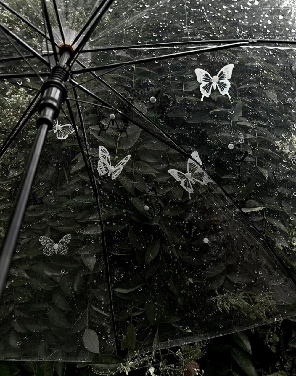 雨天背景图黑色系背景图暗调背景图