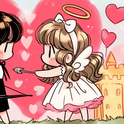 卡通情侣头像