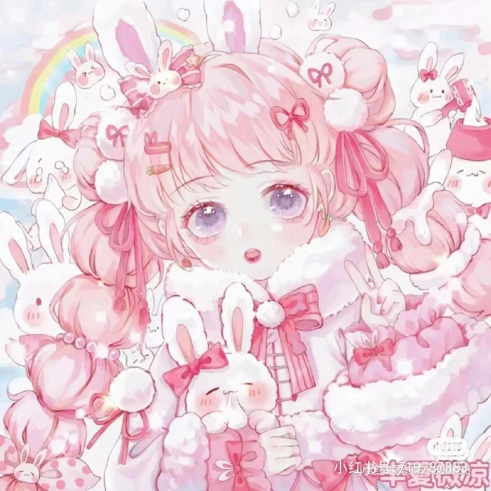 画师画的可爱头像。