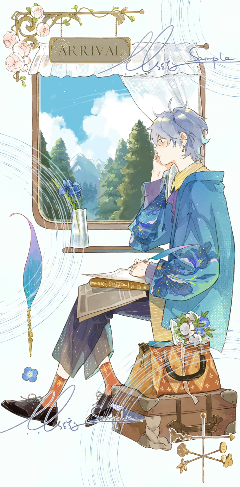 ☆₊⁺林间奇遇 去大自然里散散步
插画精选丨画师：兔街子吉祥