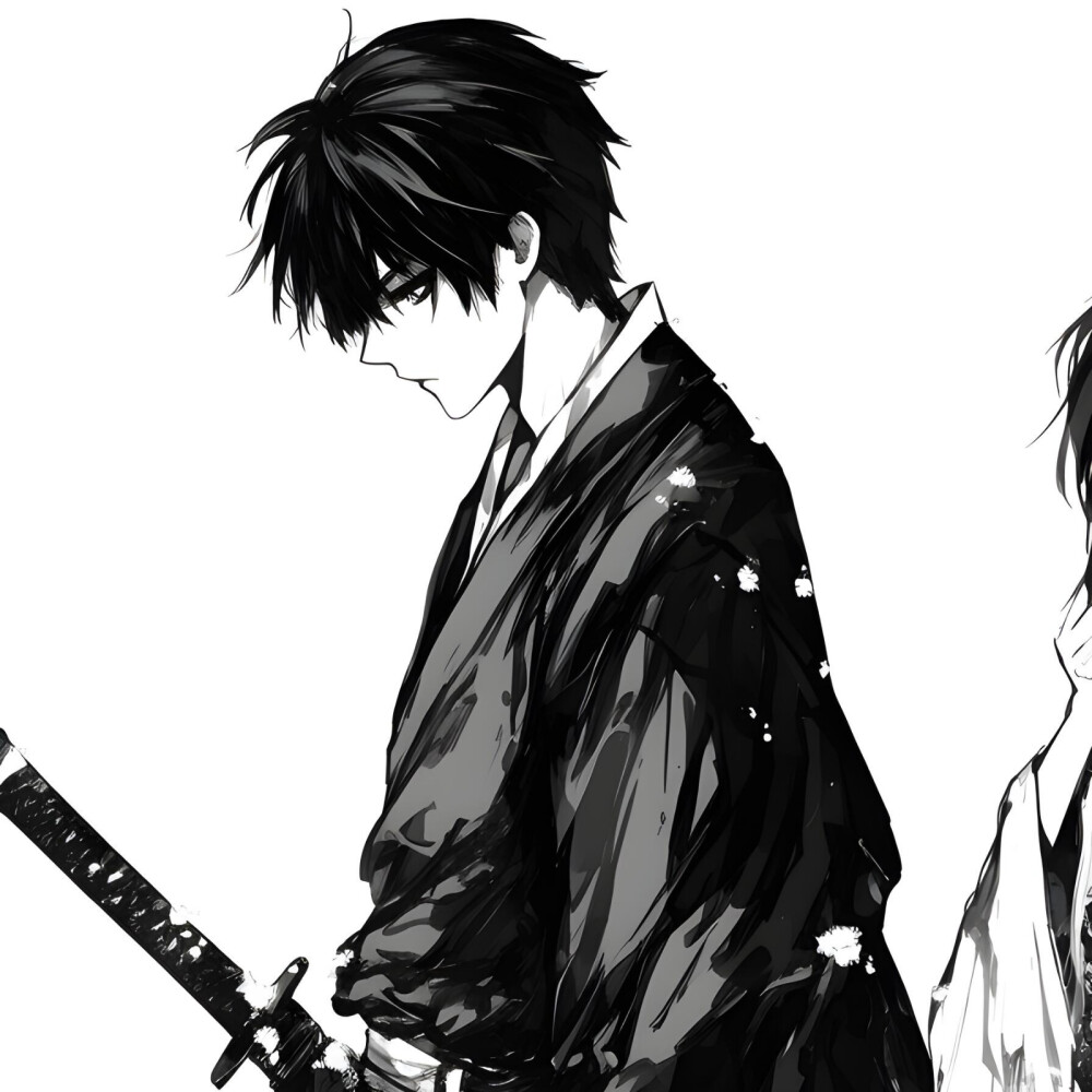 ai动漫情侣头像剑道