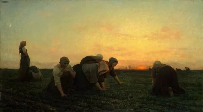 法国艺术家 朱理 布雷顿（Jules Breton）绘画作品欣赏。