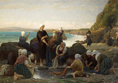 法国艺术家 朱理 布雷顿（Jules Breton）绘画作品欣赏。