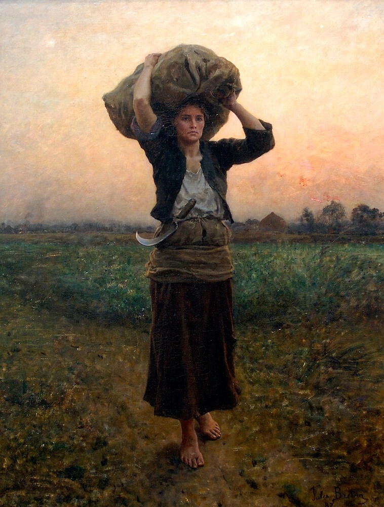 法国艺术家 朱理 布雷顿（Jules Breton）绘画作品欣赏。