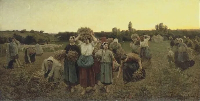 法国艺术家 朱理 布雷顿（Jules Breton）绘画作品欣赏。