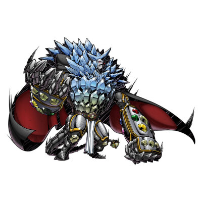 矿石兽5 boss·爆风兽 “究极体”（别名·三元士 诞生·数码兽“巴古拉军” 招式·水晶吐息）