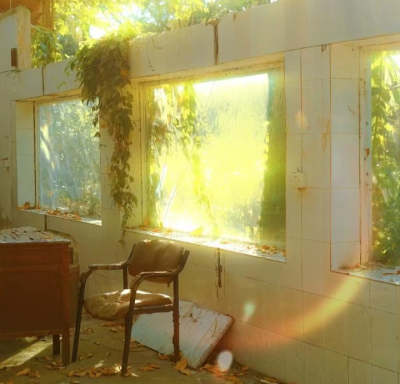 朦胧感背景图 绿色系背景图