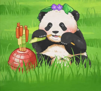 可爱头像熊猫