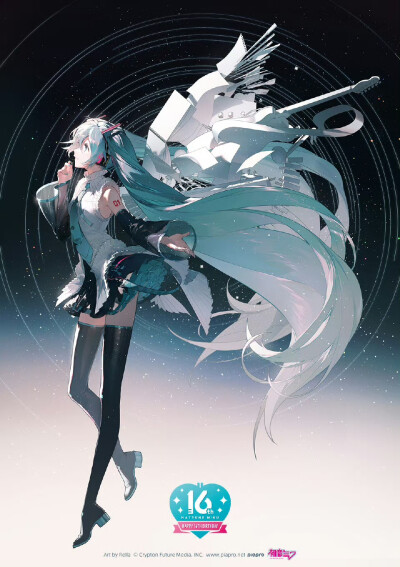 2007年8月31日， Vocaloid虚拟歌姬 初音未来 诞生，经过16年与众多创作者的相遇与共同创作，Miku今年将迎来自己的 16岁 生日。官方今天上线的专题页面“-Dear Creators-”将回顾初音这16年来的轨迹，并开展各种项目…