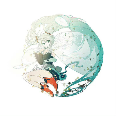 来源@死图P-V家情报收集
『冨田勲×初音ミク イーハトーヴ交響曲 Vinyl Record』使用插图，Art by Rella ​