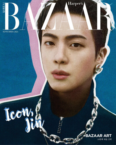 BAZAAR KOREA 9月刊封面人物
金9封面 JIN金硕珍 With GUCCI ​​​
#BTS 金硕珍