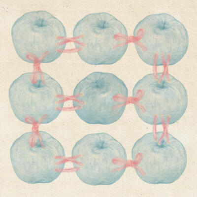 Blue apple
#治愈系插画分享#