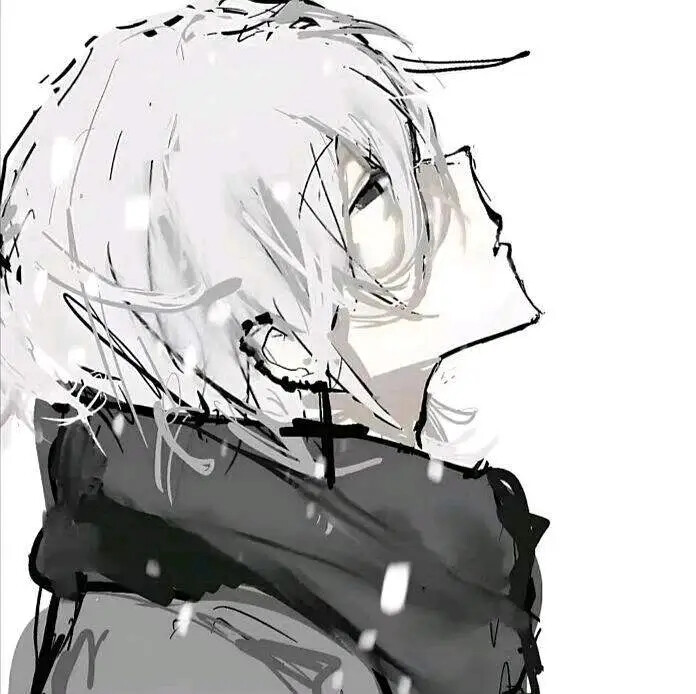 白色系动漫男头