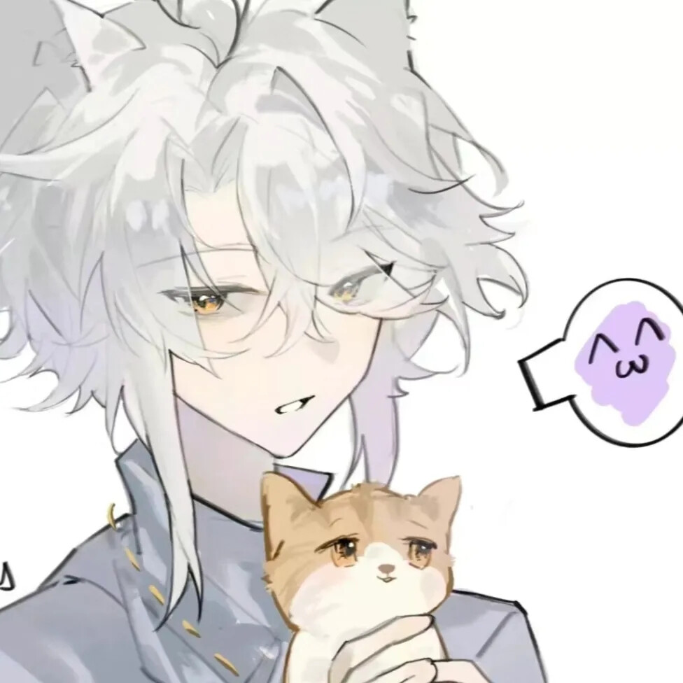 白色系动漫男头～～