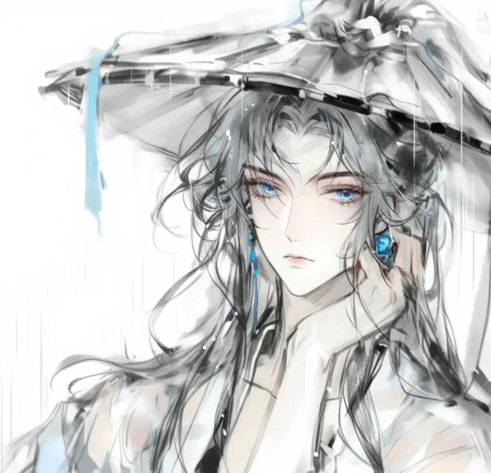 白色系动漫男头