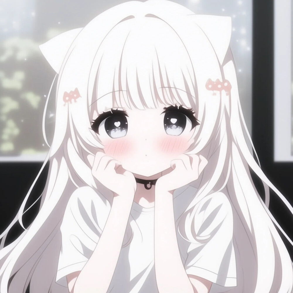 可爱猫女孩子女生头像