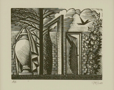 艾里克·拉斐留斯（Eric Ravilious）是一位英国画家，设计师，书籍插画家和木雕家。他在东萨塞克斯郡长大，尤其以他的南方丘陵水彩画和其他英国风景而闻名，这些风景以不同的现代主义情感和清晰度来审视英国风景和艺…