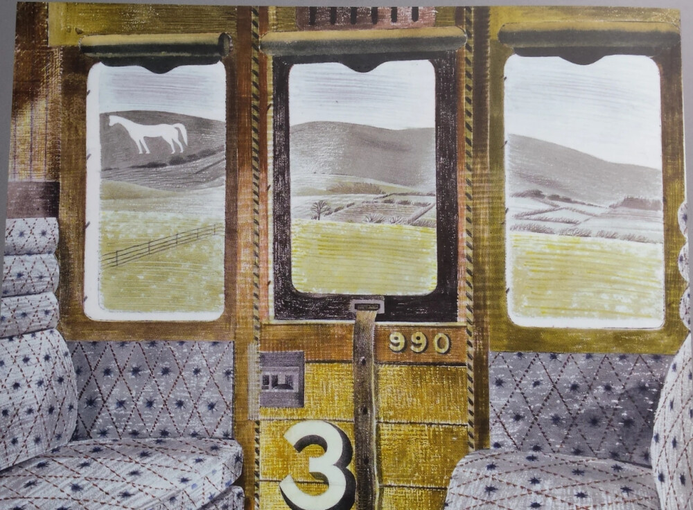 艾里克·拉斐留斯（Eric Ravilious）是一位英国画家，设计师，书籍插画家和木雕家。他在东萨塞克斯郡长大，尤其以他的南方丘陵水彩画和其他英国风景而闻名，这些风景以不同的现代主义情感和清晰度来审视英国风景和艺术。他曾担任战争艺术家，当他所在的飞机在冰岛失踪时死亡，年仅39岁。