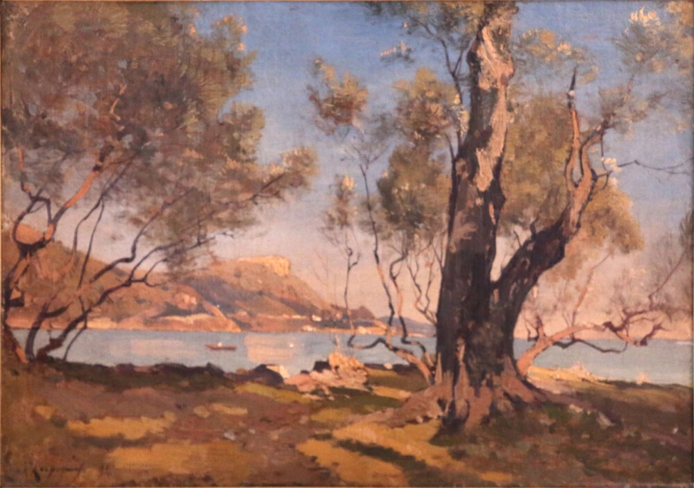 亨利·约瑟夫·哈尔皮涅斯（Henri-Joseph Harpignies）是法国风景画家，也是巴比松艺术学院的成员。他的风景具有细腻而严谨的描述力，并且经常有成排的树木和乡间小路。
