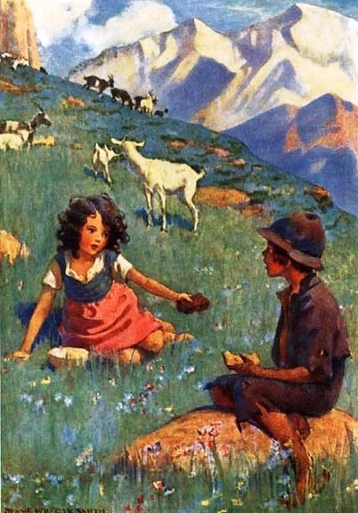 杰西·威尔考克斯·史密斯（Jessie Willcox Smith）是美国插画黄金时代的一位女性插画师，被誉为“最伟大的纯插图画家之一”。为当时美国众多杂志如Century, Collier’s, Harper’s等绘制插图，更是与Good Housekeeping杂志有长达17年的合作，绝大多数作品都是关注儿童和母爱，用柔和的线条和颜色为孩子们描绘一个又一个经典的童话故事。