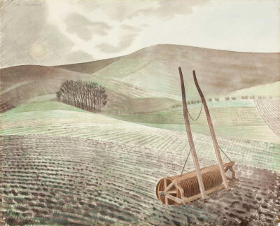 艾里克·拉斐留斯（Eric Ravilious）是一位英国画家，设计师，书籍插画家和木雕家。他在东萨塞克斯郡长大，尤其以他的南方丘陵水彩画和其他英国风景而闻名，这些风景以不同的现代主义情感和清晰度来审视英国风景和艺…