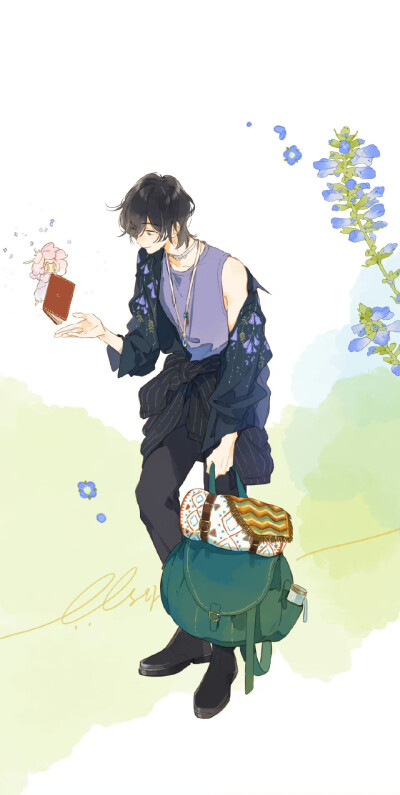 #街角的向阳花屋# 嗨少年，你的下一个目的地 是哪里？
插画精选丨画师：兔街子吉祥