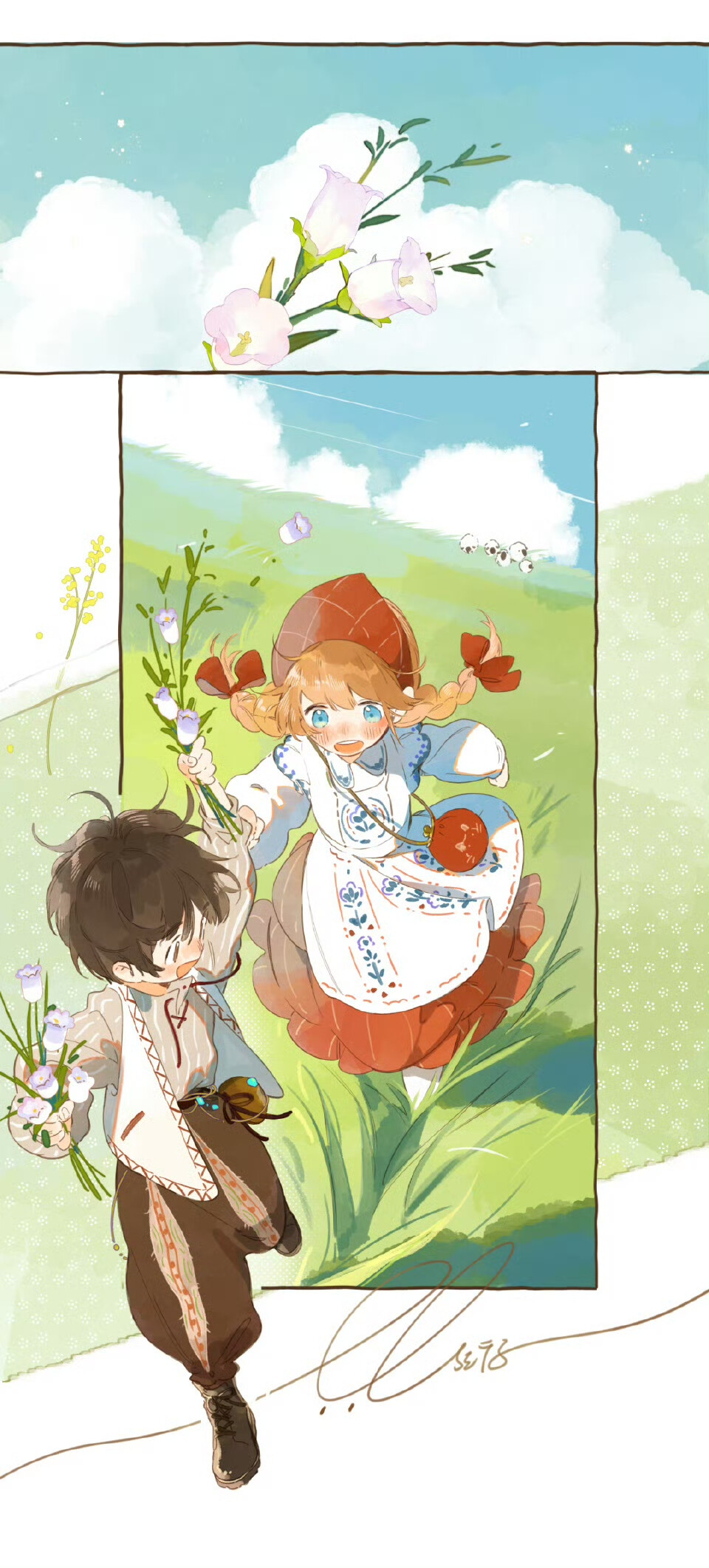 #街角的向阳花屋# 嗨少年，你的下一个目的地 是哪里？
插画精选丨画师：兔街子吉祥