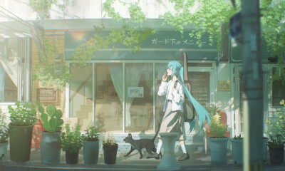 初音未来
画师：紺屋鴉江