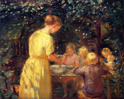 安娜·安切尔 Anna Ancher，20世纪上半叶最重要的丹麦印象派女画家，是斯卡恩画派代表人物。