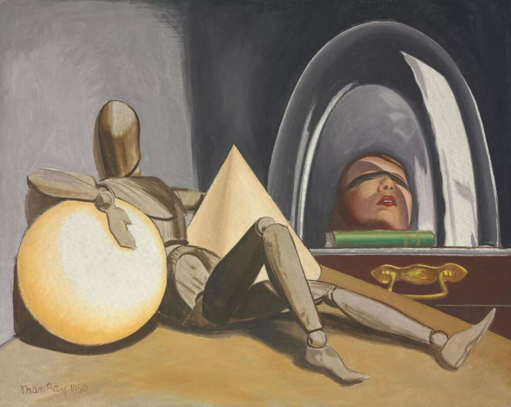 曼·雷《阿丽娜和瓦尔古》
Aline et ValcourMan Ray1950