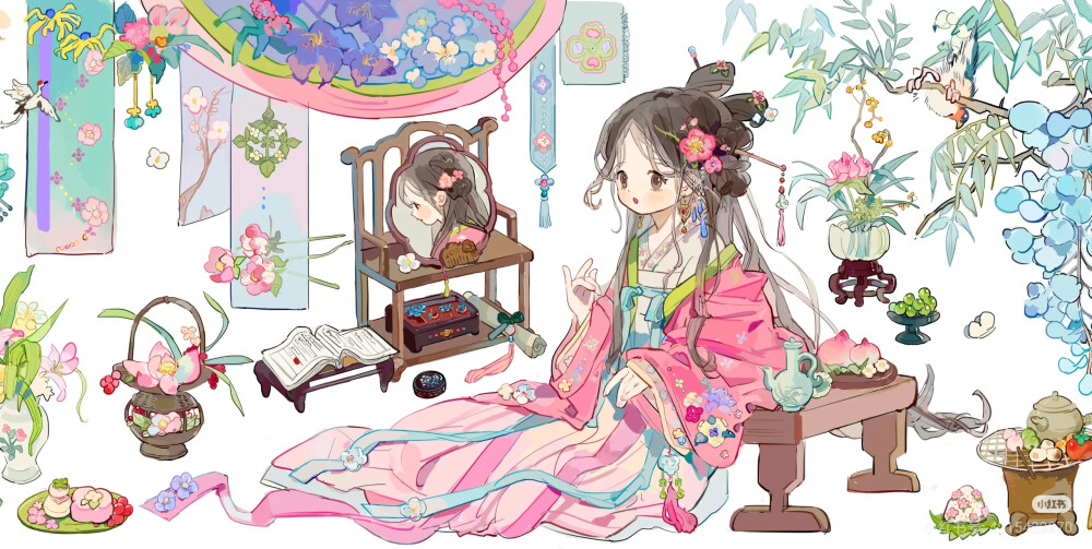 古风少女
画师:普通小狗