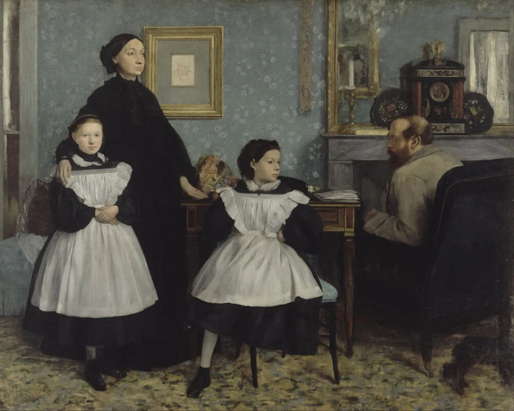 ▲Edgar Degas: The Bellelli Family, 1858-67