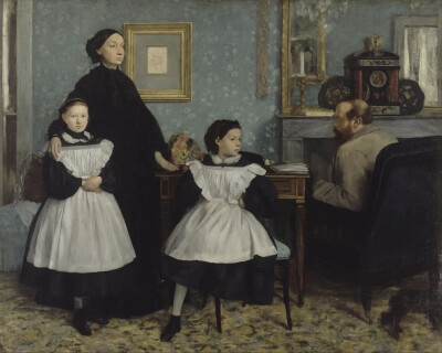 ▲Edgar Degas: The Bellelli Family, 1858-67