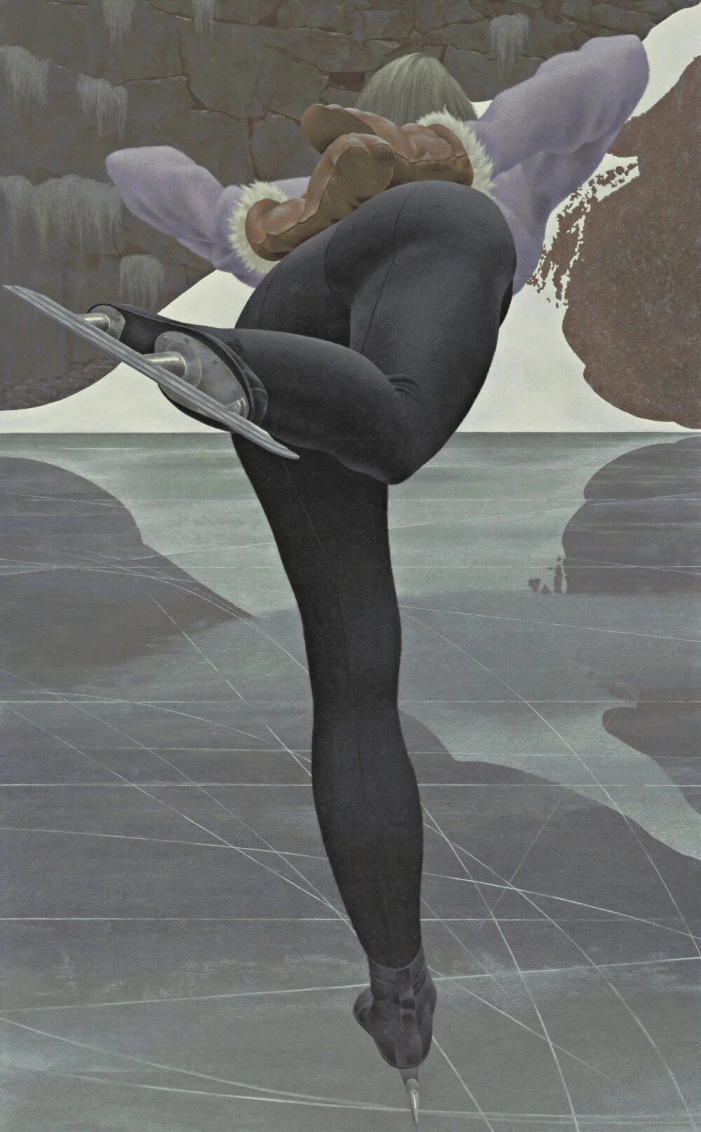 加拿大国宝级艺术家Alex Colville，1920年生人，他的作品以描绘加拿大人日常生活为主题，具有一种神秘的特质，充满秩序感。