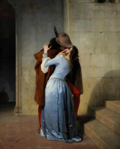 《吻》
弗朗西斯科·海耶兹
The Kiss, Francesco Hayez, 1859
