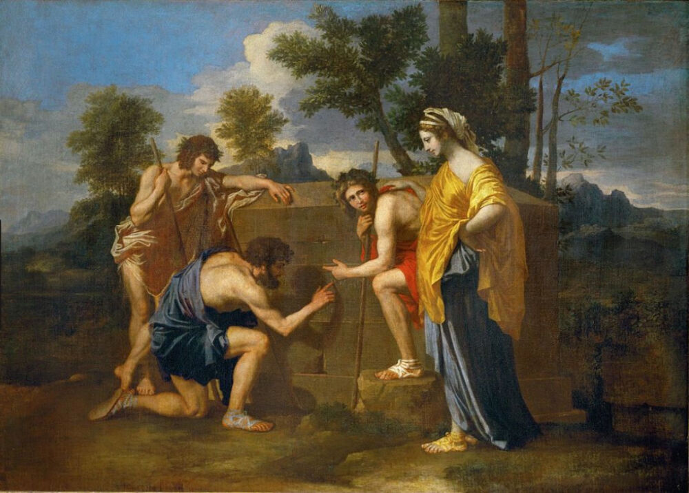 尼古拉斯·普桑《阿卡迪亚的牧人》Et In Arcadia EgoNicolas Poussin1648