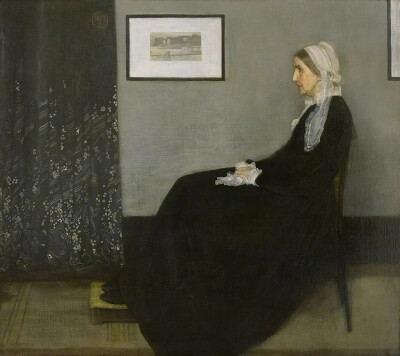 ▲James McNeill Whistler: Portrait of the Artist’s Mother, 1871