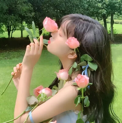 捧花女头