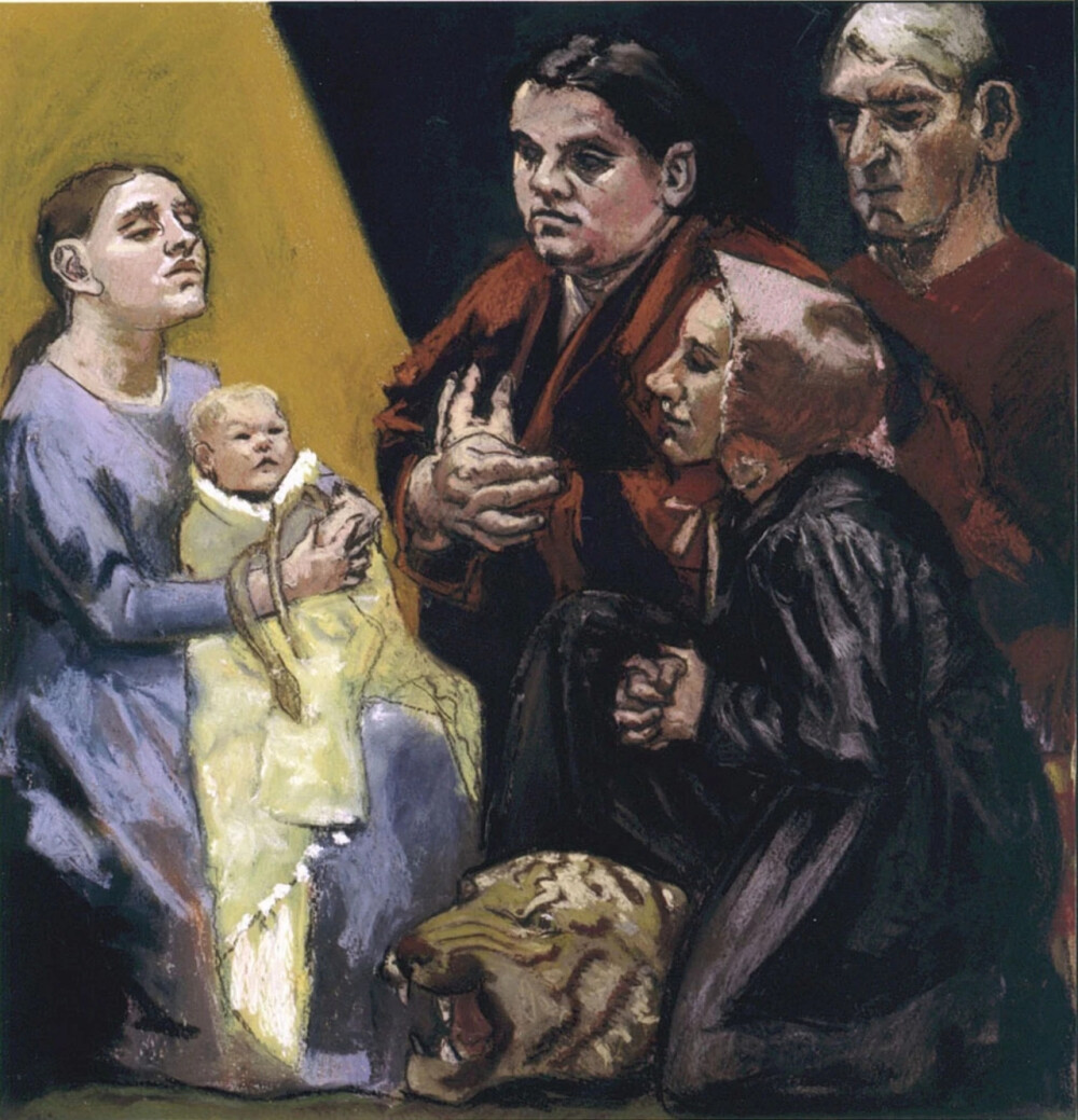 宝拉·雷戈（Paula Rego）葡萄牙人，生于1935年。她是一位以黑暗、复杂的绘画、版画、素描和拼贴画而闻名的画家，她利用民间和童话故事、文学和她自己的传记来创作充满政治色彩的、令人深感不安的场面。她有力的作品充满了残酷--既有微妙的，也有公开的，也充满了不安和模棱两可的感觉。她突出了妇女和女孩，经常用动物作为人类的替身，描绘了失调的家庭关系、政治制度和社会结构。