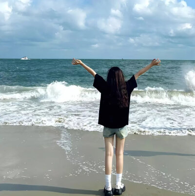 海边女头